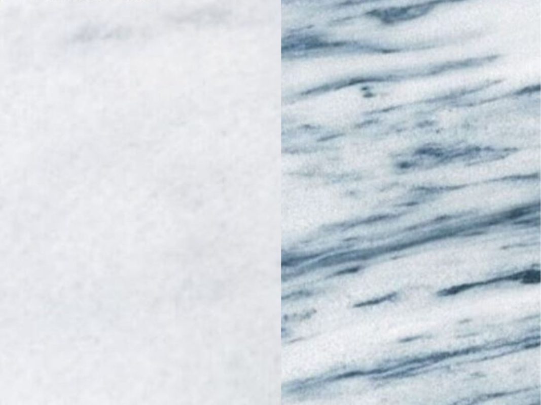 Sunny White and Sunny Grey Marble