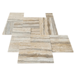 Silver Travertine French Pavers