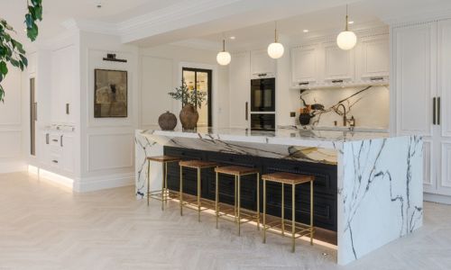 marble kitchen countertop