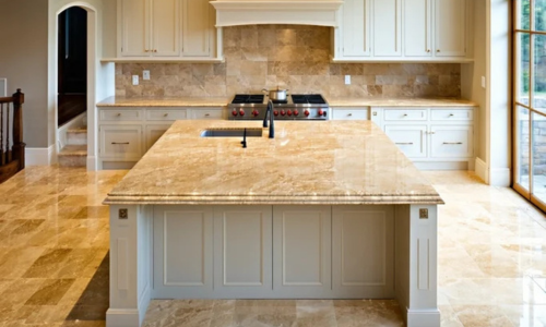 Travertine Kitchen Shelf